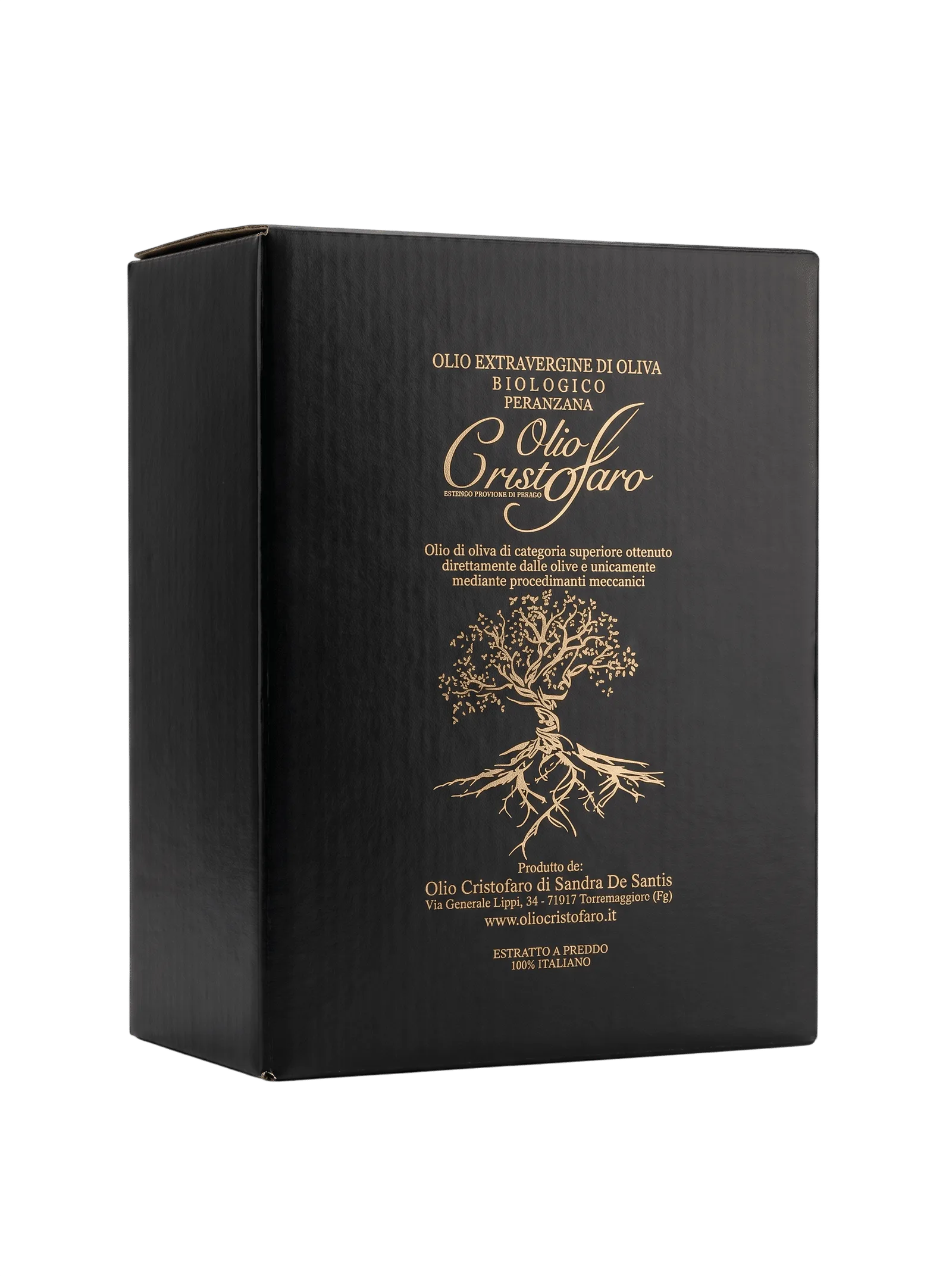 Bag in Box da 5 litri di Olio Cristofaro