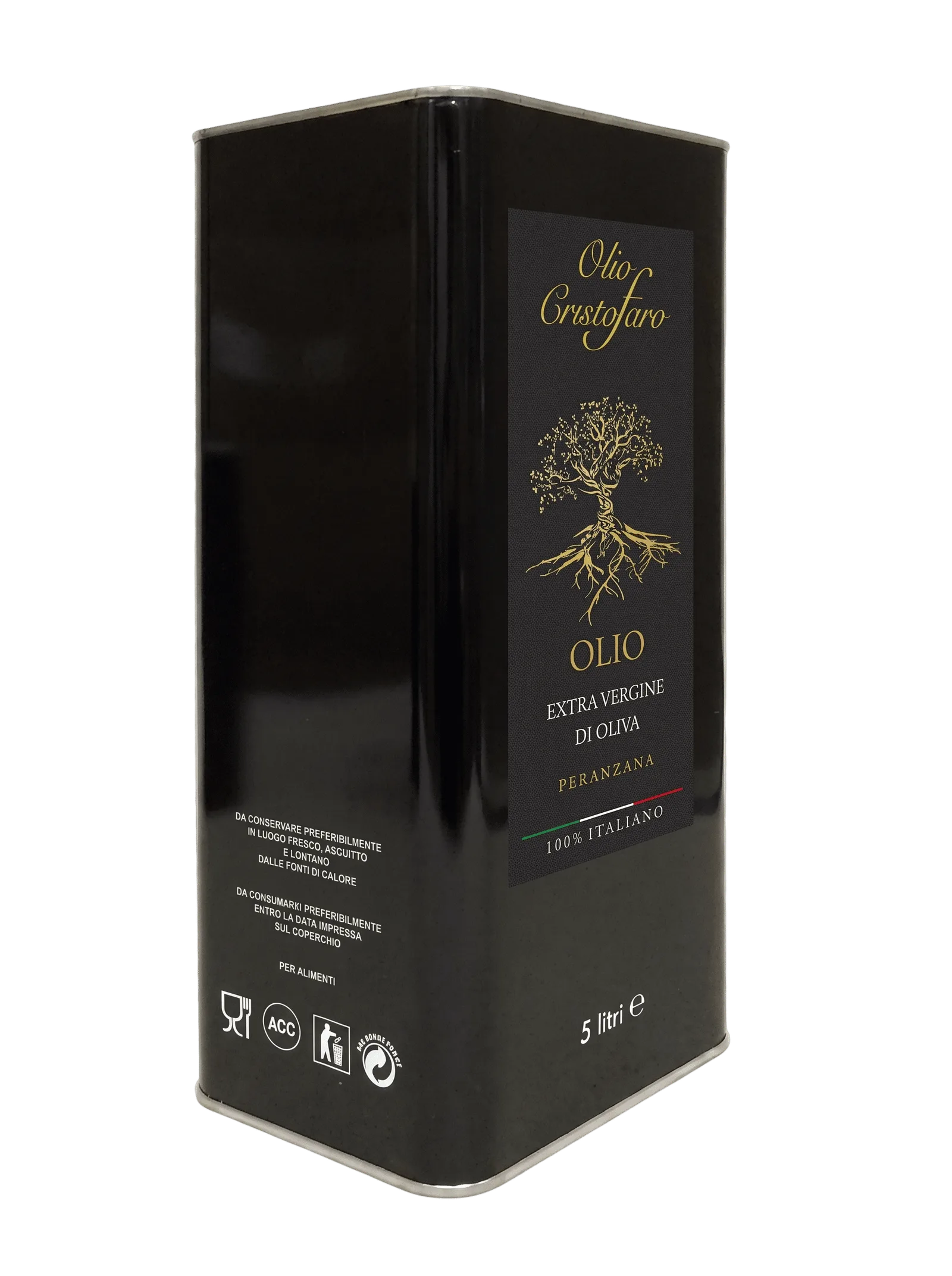 Lattina da 5 litri di Olio Cristofaro