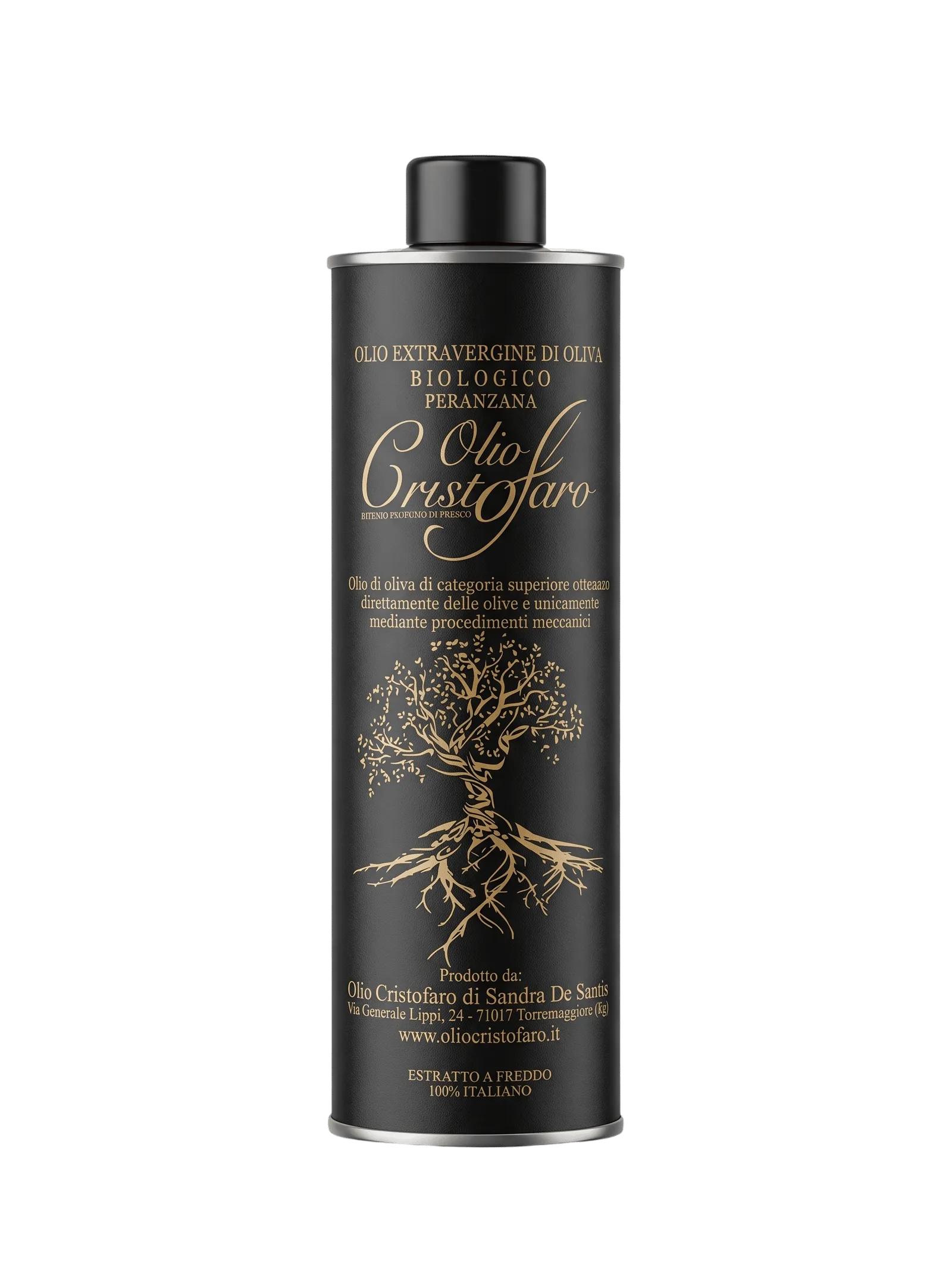 Bottiglia da 750ml di Olio Cristofaro